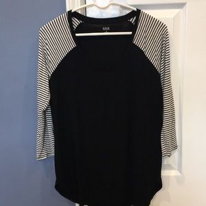 Black & White a.n.a Raglan Top